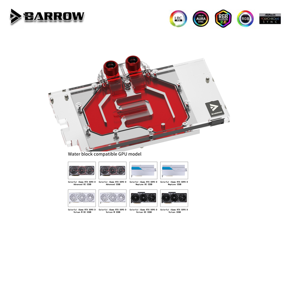 Barrow GPU Block For Colorful  - огляд і ціна Rtx 5090 32Gb
