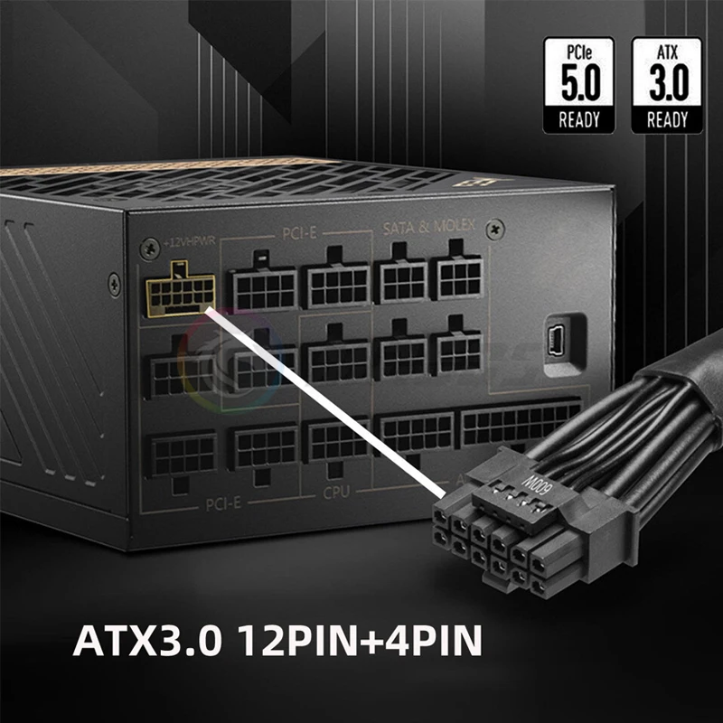 12V HPWR ATX3.0 PCI-E 5.0 Powe - огляд і ціна Dual 8Pin To 16Pin 12Vhpwr Cable