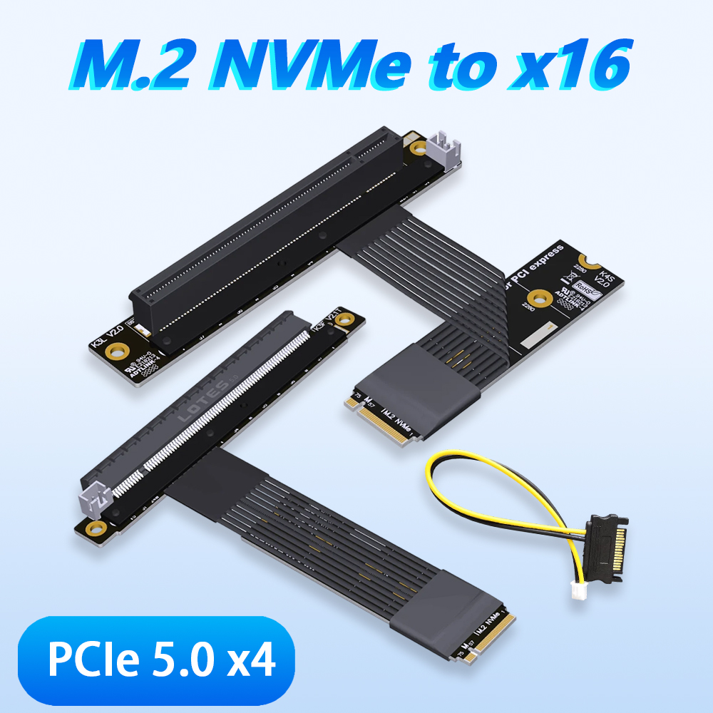 ADT-LINK M.2 NGFF NVMe to PCIe - огляд і ціна Pcie 5.0 Gpu Riser Cable