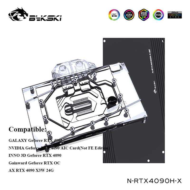 Bykski Water Block For NVIDIA  - огляд і ціна Rtx 4090 Water Block