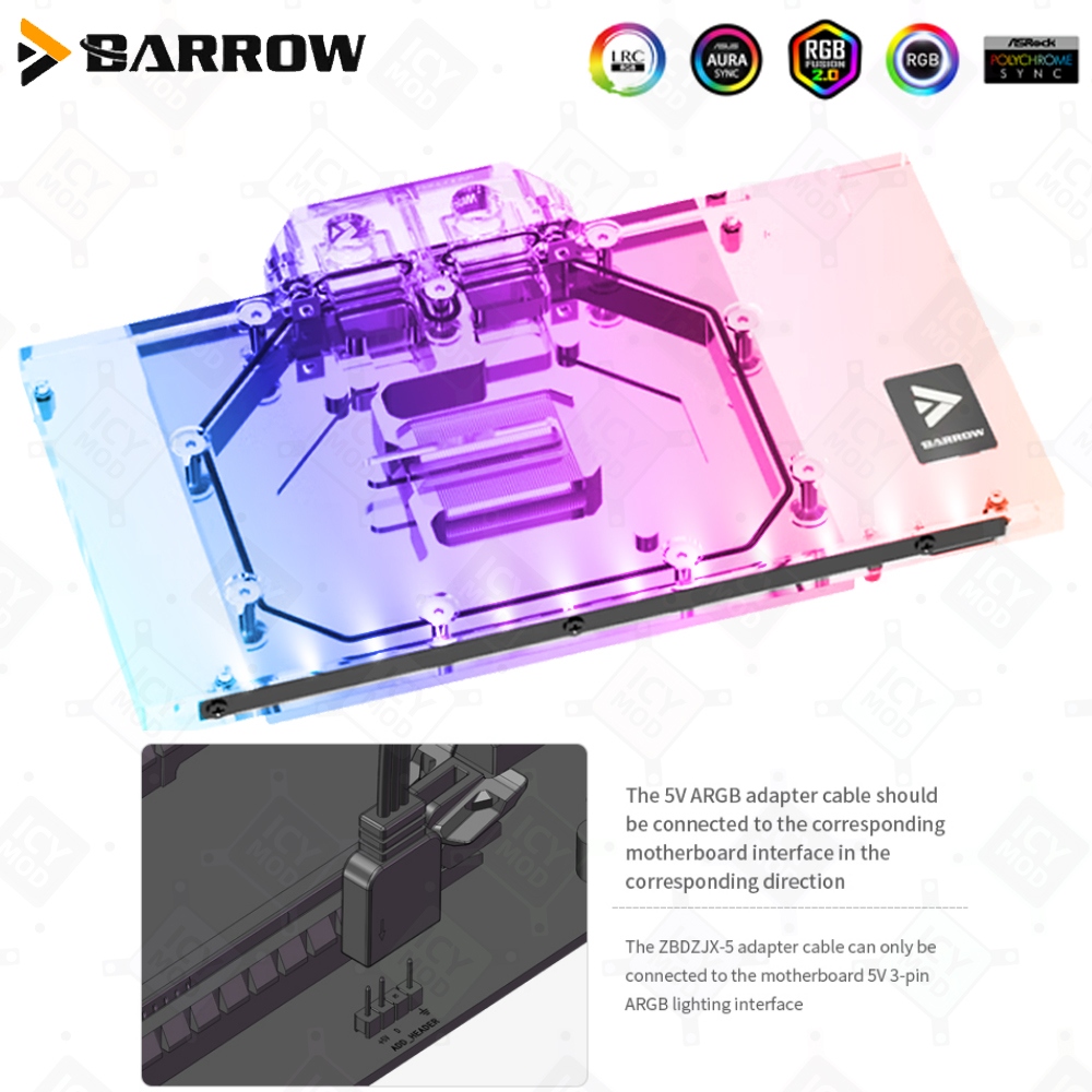Barrow  GPU Water Cooler Block - огляд і ціна Rtx 4090 Water Block