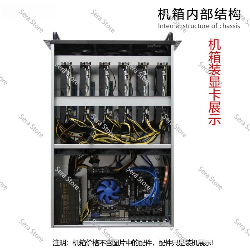 4U Multi-Graphics Card Chassis - огляд і ціна Server Gpu Chassis 4U